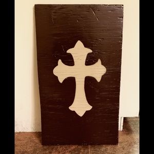 Wooden Celtic Cross Hanging